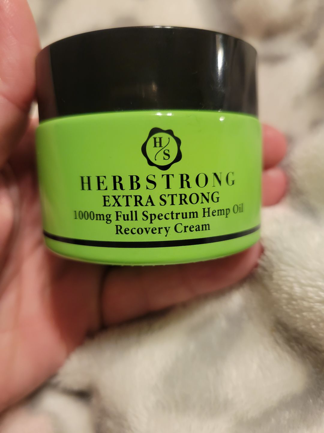 Customer photo review of Extra Strong Recovery Cream