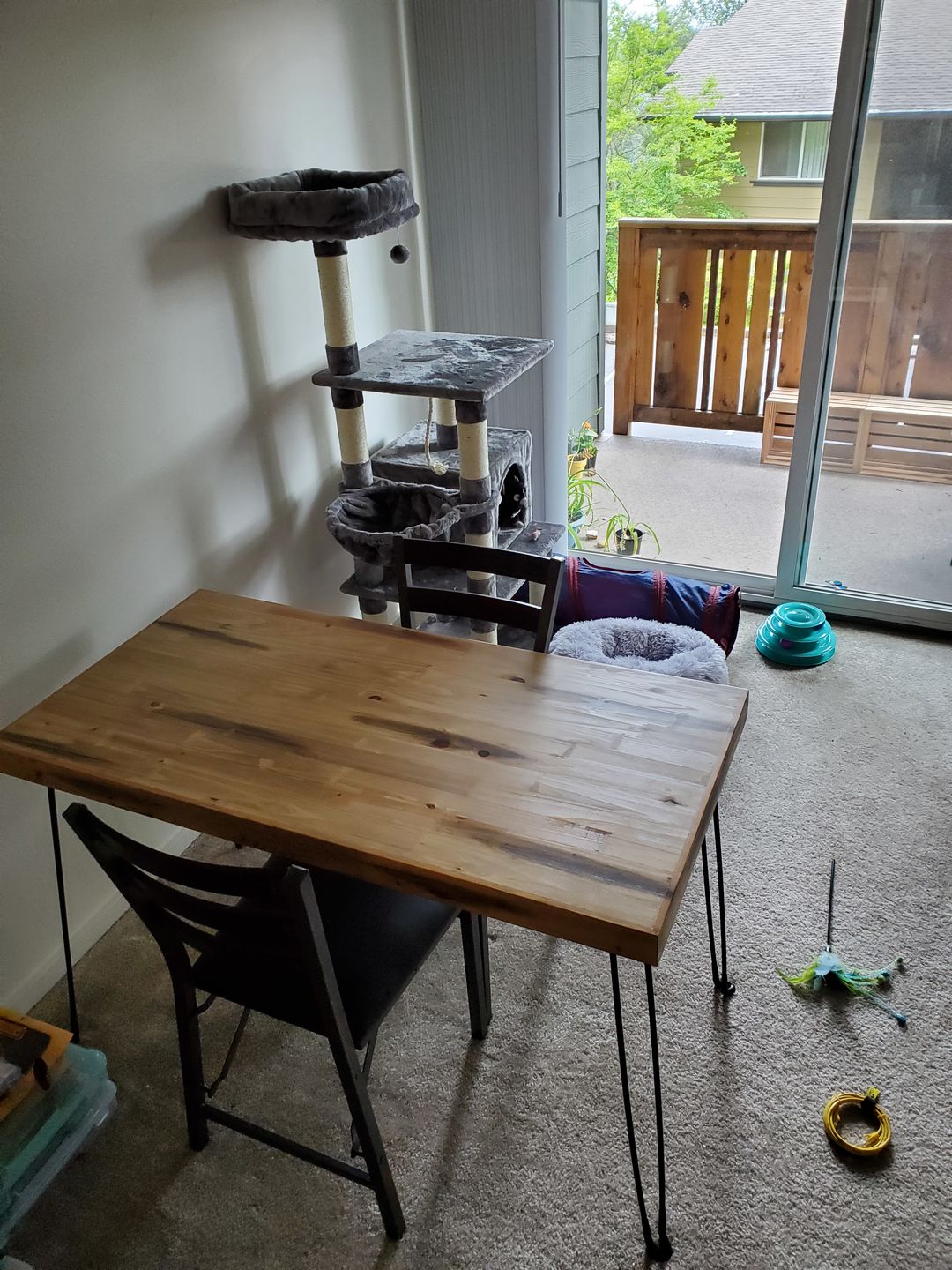 Customer photo review of The Portland Folding Desk.