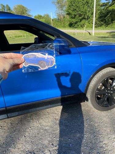 Customer photo review of Three Custom Air Fresheners
