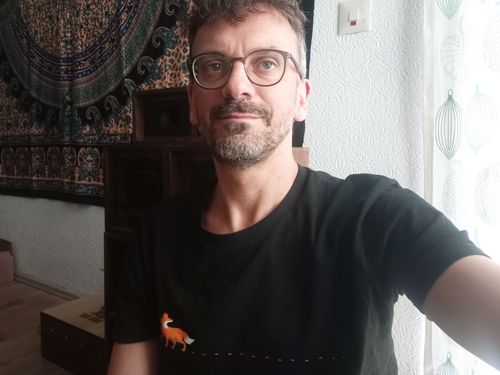 Customer photo review of Fuchs Spur - Bio Herren Shirt Siebdruck (PREMIUM)