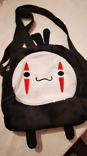 Customer photo review of Kawaii Style No Face Crossbody Bag
