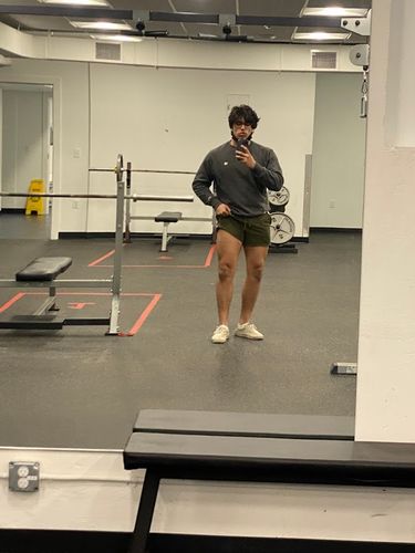 Customer photo review of 102 Bodybuilding French Terry Shorts