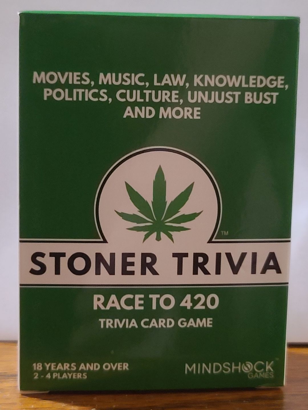 Customer photo review of Stoner Trivia Race to 420 Card Game