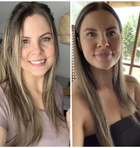 Customer photo review of Gradual Face Tan
