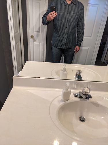 Customer photo review of 9 oz Wabash Vent Hole Work Shirt