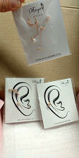 Customer photo review of Piercing Hojita de Laurel Rosca Plana
