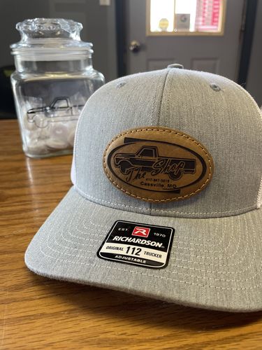 Customer photo review of Richardson 112 Leather Patch Hat