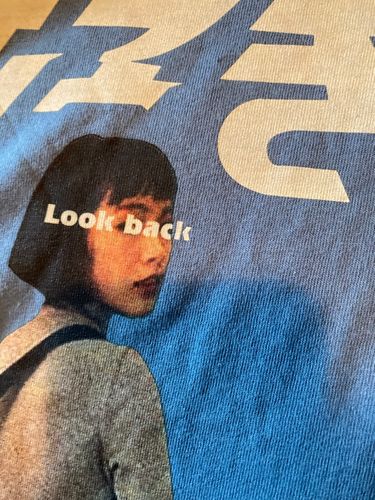 Customer photo review of Harajuku Style Oversized "Look Back" Tee
