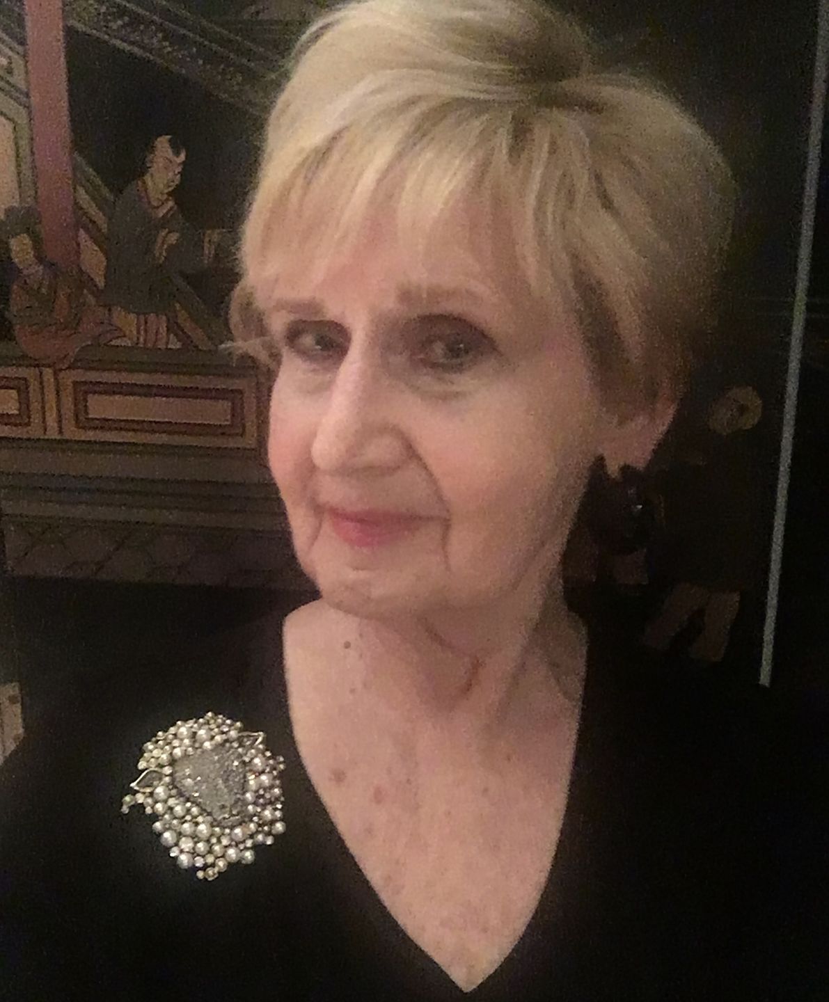 Customer photo review of Heidi Daus®"Heidi Had A Little Lamb" Beaded Crystal Lamb Pin