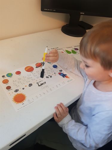 Customer photo review of Digital: Personalised Names for 3yo, 4yo+