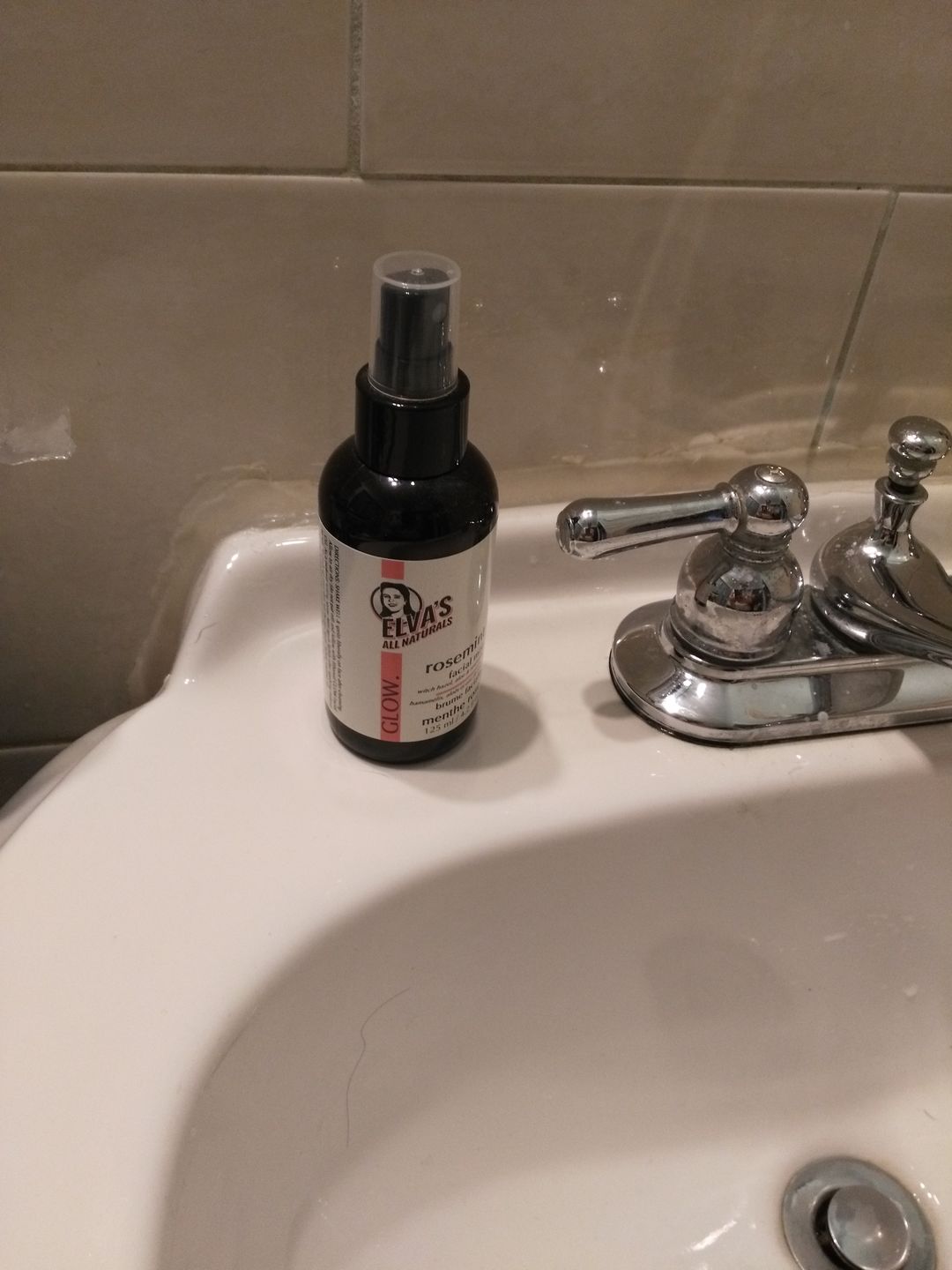 Customer photo review of GLOW. Pillowy Foaming Face Wash