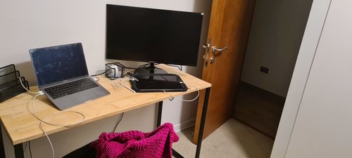 Customer photo review of Escritorio MIMA 120 x 50 Negro