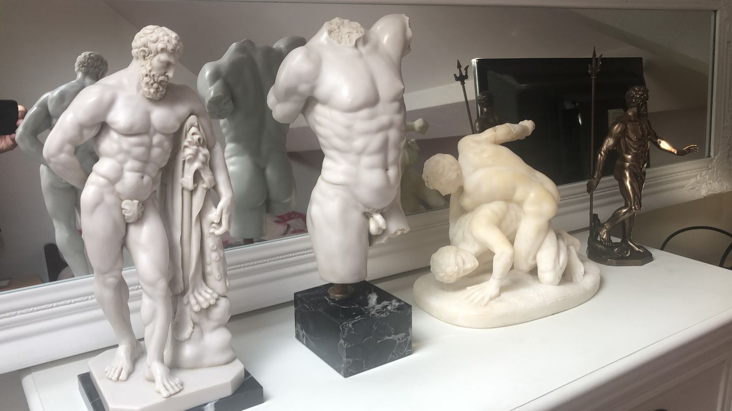Customer photo review of Perseo Torso Statua in marmo
