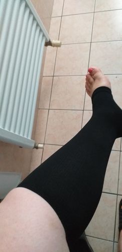 Customer photo review of Calze a compressione - Design senza punte