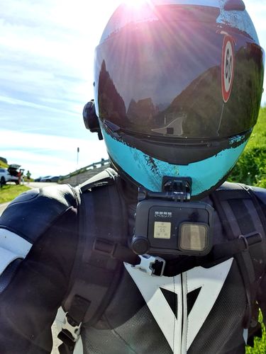 Customer photo review of Shoei RF-1200/NXR Camera Mount