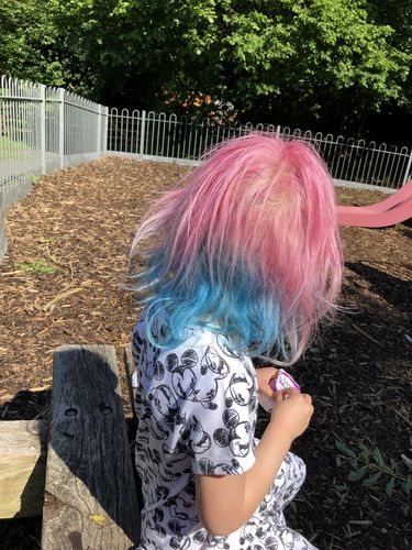 Customer photo review of Hair Color Wax