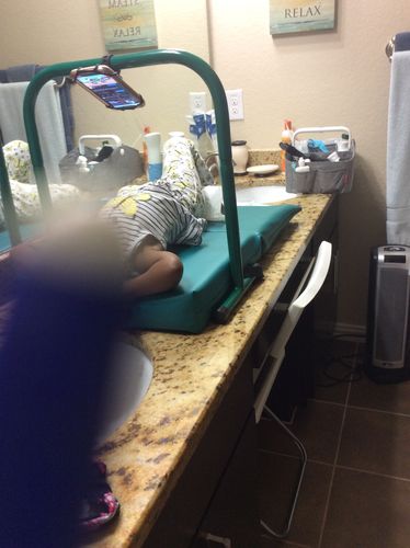 Customer photo review of Shampoo Mat Deluxe
