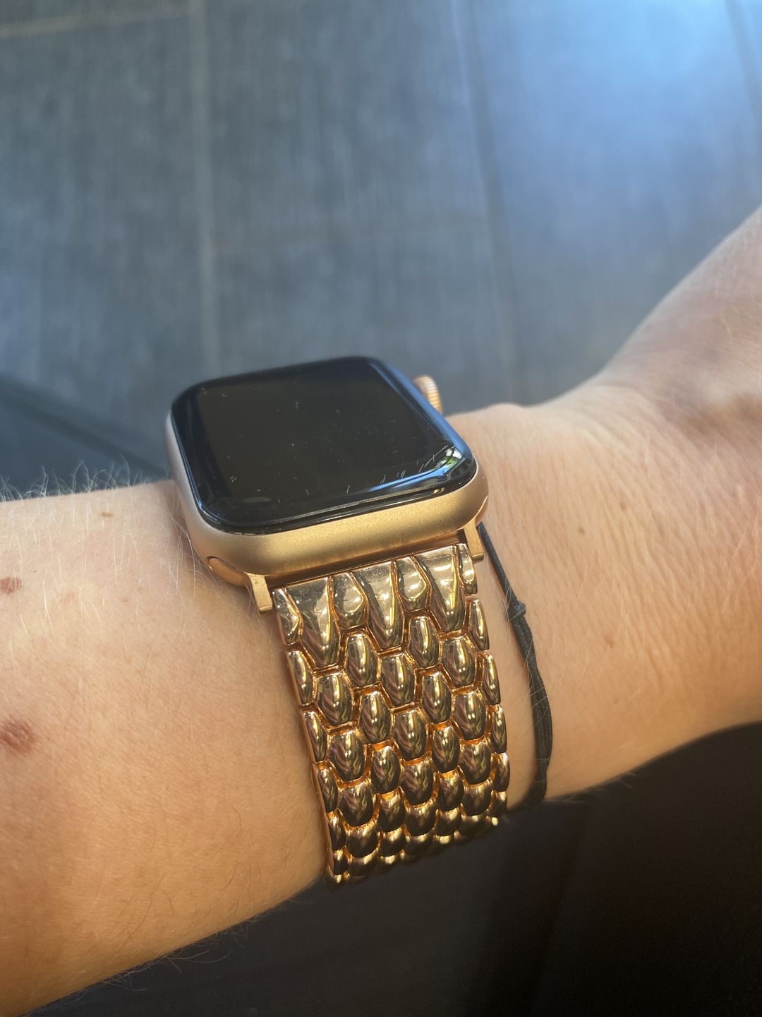 Customer photo review of Arya Stainless Strap (4 Colours)