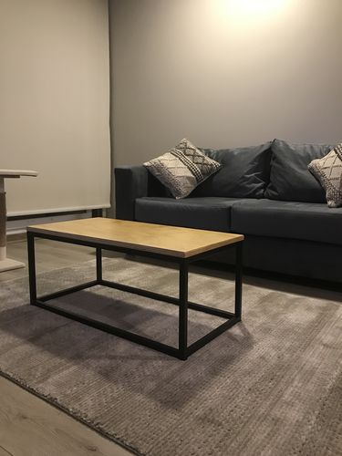 Customer photo review of Mesa de Centro MIMA Rectangular NEGRA