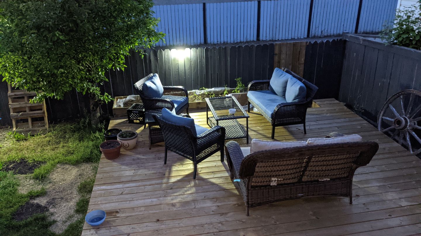 Customer photo review of BigM Heavy Duty LED 212 Waterproof Solar Security Light With Motion Sensor