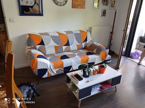 Customer photo review of Vintage - Housses Extensibles de Fauteuil et Canapé - La Maison des Housses