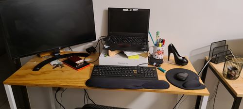 Customer photo review of Escritorio MIMA 120 x 50 Negro