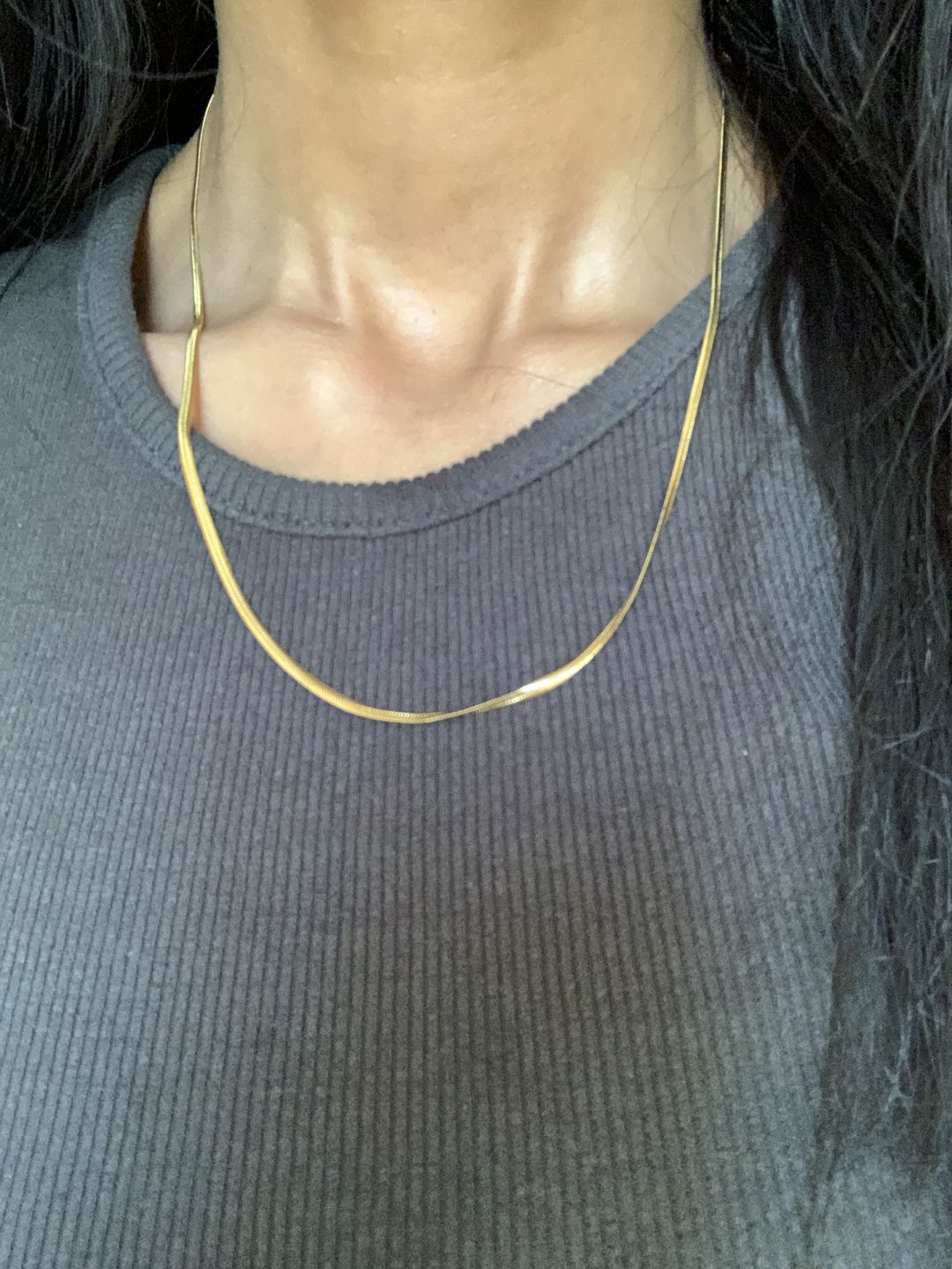 Customer photo review of Manasa necklace (length selection)