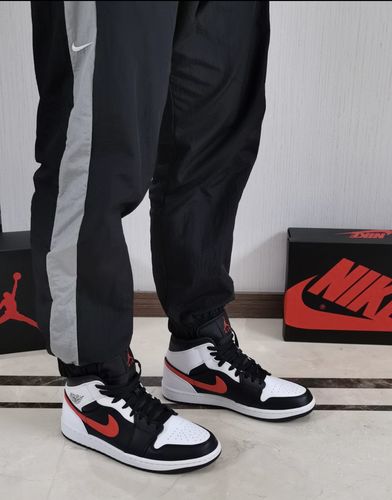 Jordan 1 Mid Black Chile Red White | Re:Store Melbourne