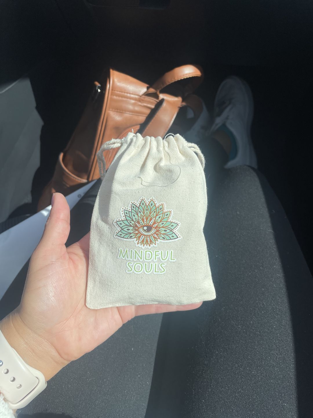 Customer photo review of 7 Chakra Natural Gemstone Tassel