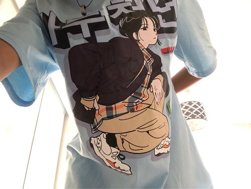 Customer photo review of Harajuku Style "Be Fearless" Tee