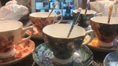 Customer photo review of Van Gogh tea cups