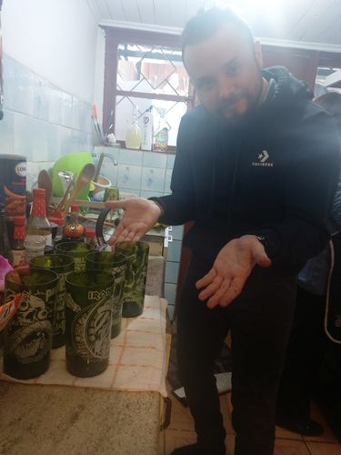 Customer photo review of Juego de 6 Vasos Metaleros