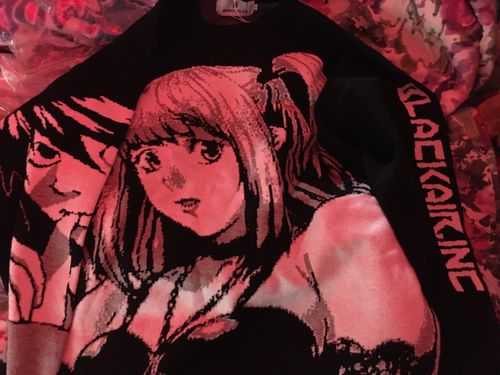 Customer photo review of Harajuku Style Anime Girl Knit Sweater