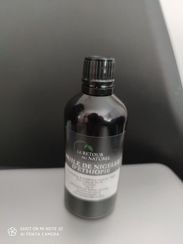Customer photo review of HUILE DE NIGELLE D'ETHIOPIE (HABACHIA) 99,7% PURE AVEC ANALYSE - 100ML