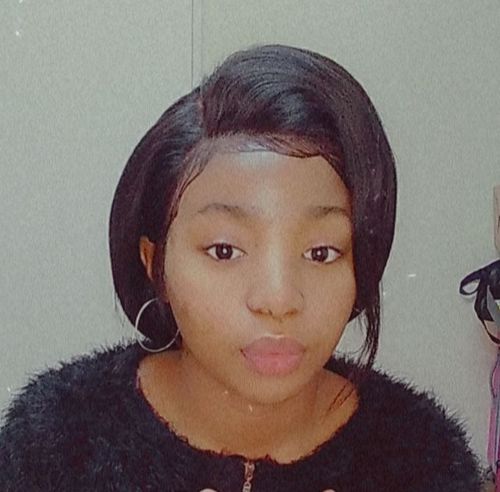 Customer photo review of Peruvian Lace front Wig Kourtney