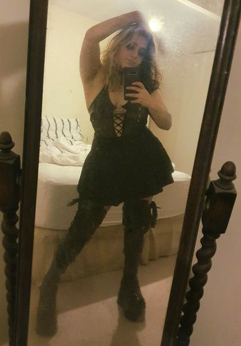 Customer photo review of Sheer Succubus Bodysuit