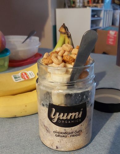 Customer photo review of Blueberry Vanilla Overnight Oats