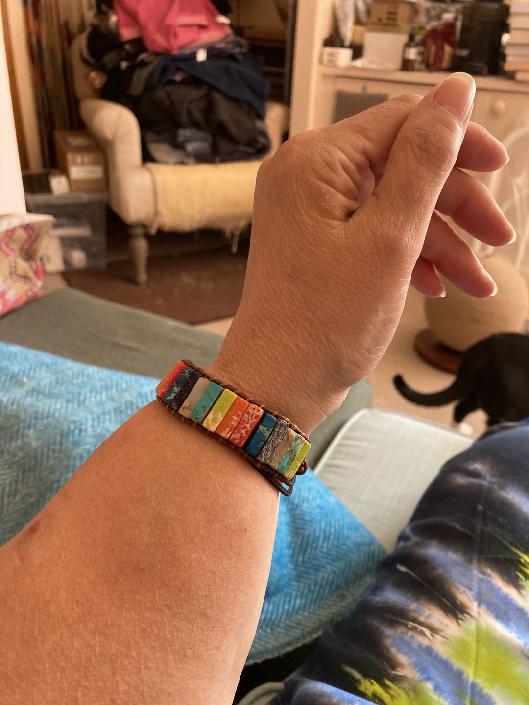 Customer photo review of Chakra Energy Bracelet