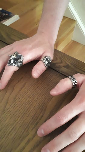 Customer photo review of IRON CROSS RING