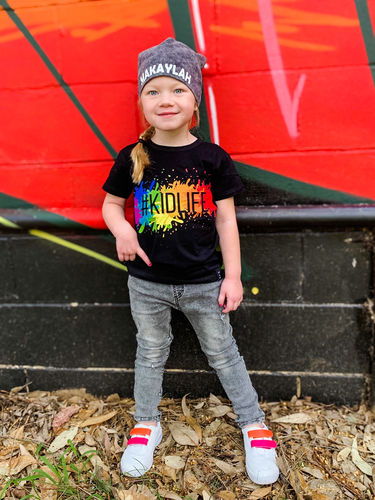 Customer photo review of MLW By Design - Distressed Black Wash Jeans