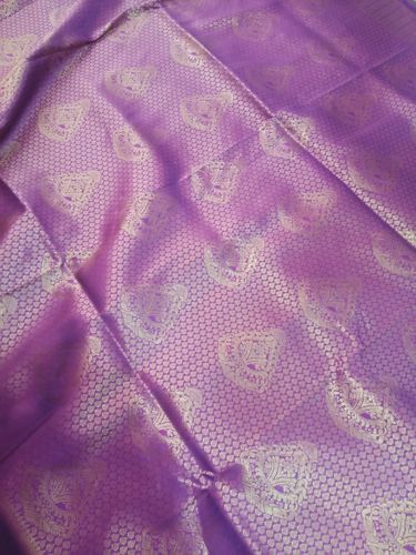 Customer photo review of Royal Princess Golden Wine Woven Kanjivaram Saree