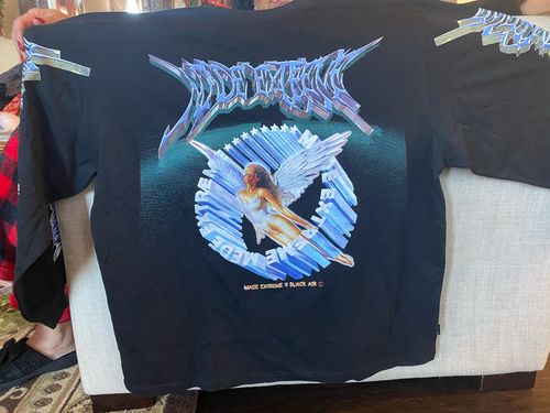 Customer photo review of Harajuku Style Oversized Angel Long Sleeve Shirt