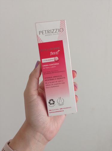 Customer photo review of PETRIZZIO CONTORNO OJOS Y LABIOS HYALURONIC BOOST