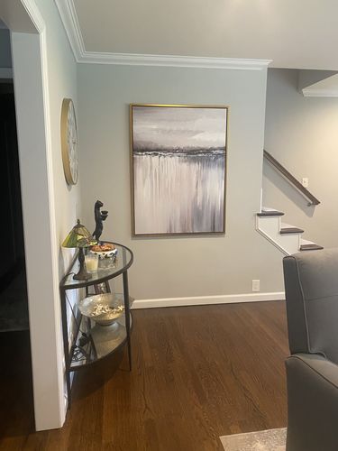 Customer photo review of Minimalist Reflection Canvas