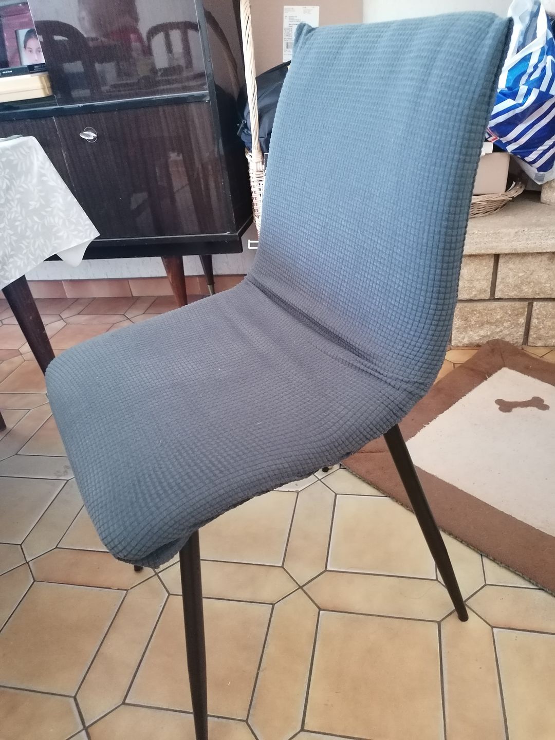 Customer photo review of Gris - Housses de chaises - 100% Waterproof et Ultra résistantes