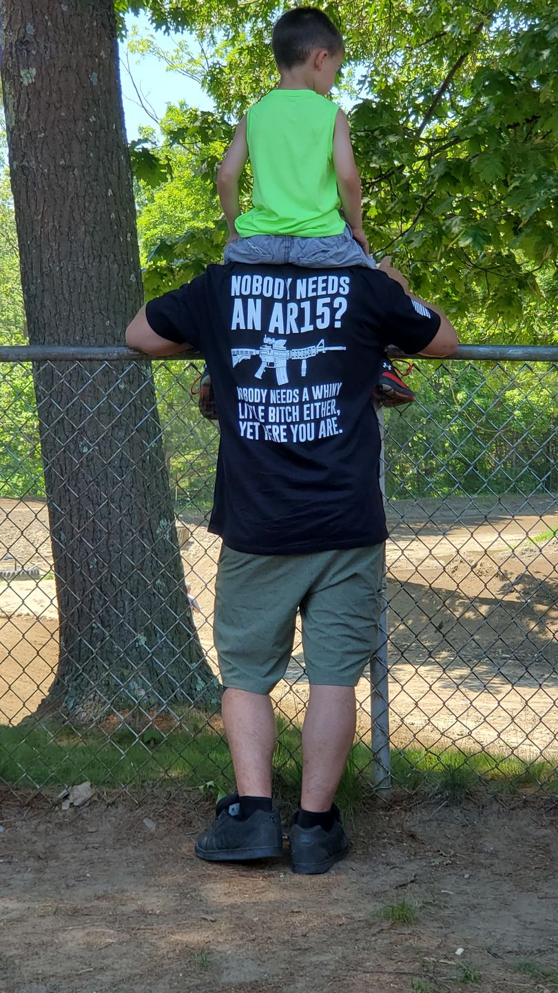 Customer photo review of Nobody Needs An AR15?