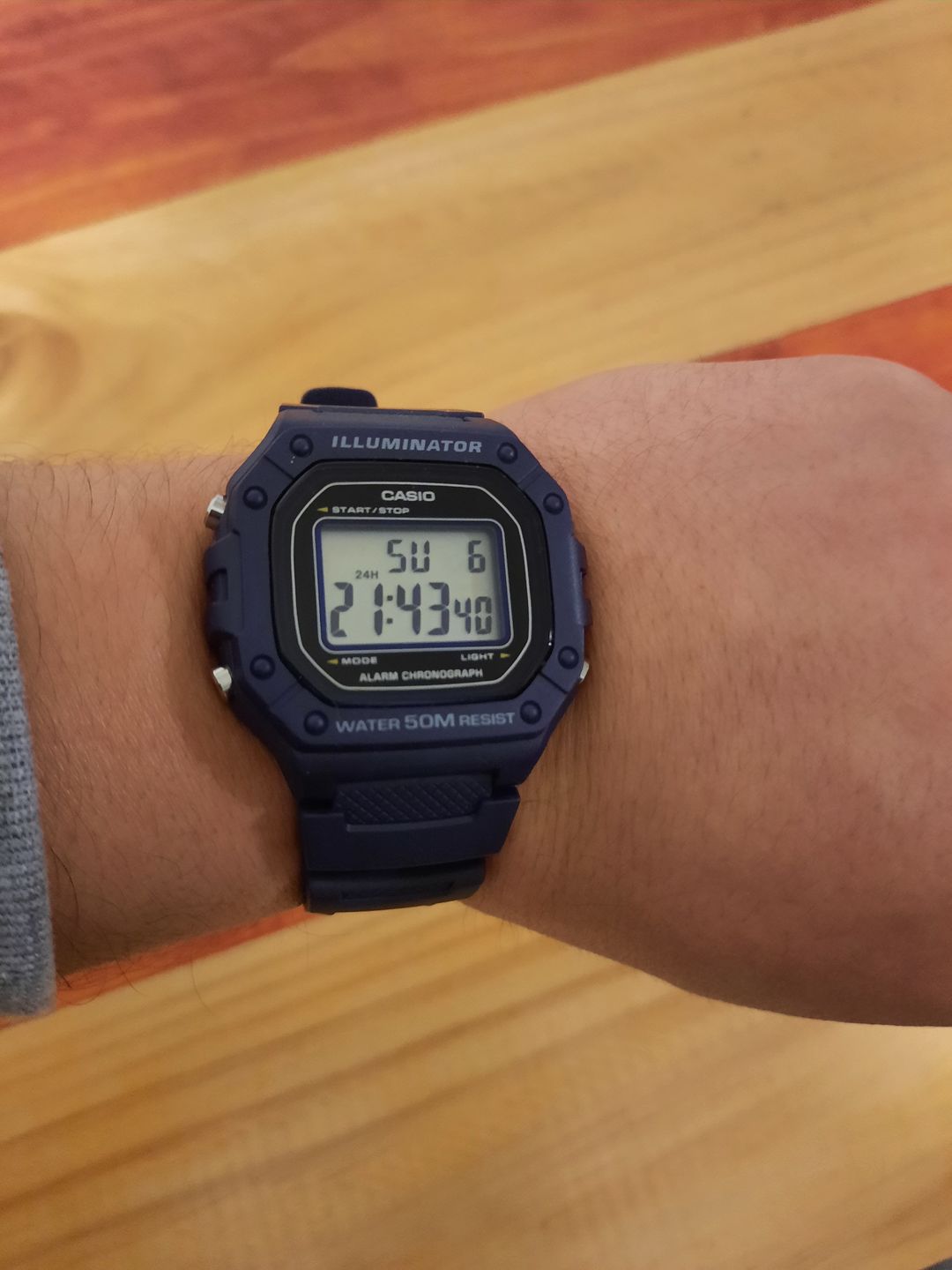 Customer photo review of Reloj Casio Vintage W-218H-2AVDF Azul