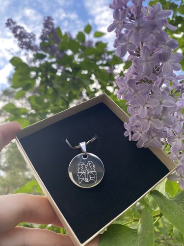 Customer photo review of Match-Me Tag (Hundemarke/Schlüsselanhänger)