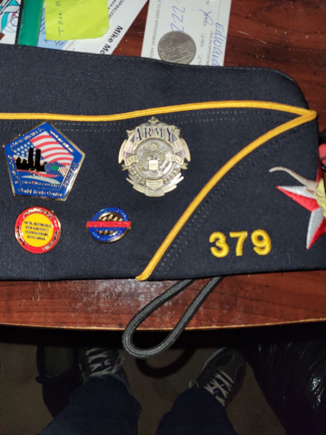 Customer photo review of US Army Veteran's Day Pin