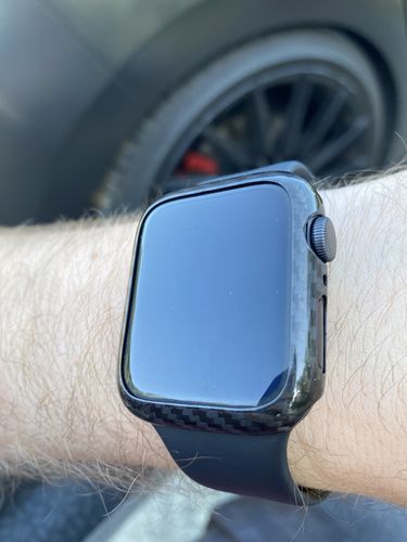 Customer photo review of CD Carbon Case Apple Watch